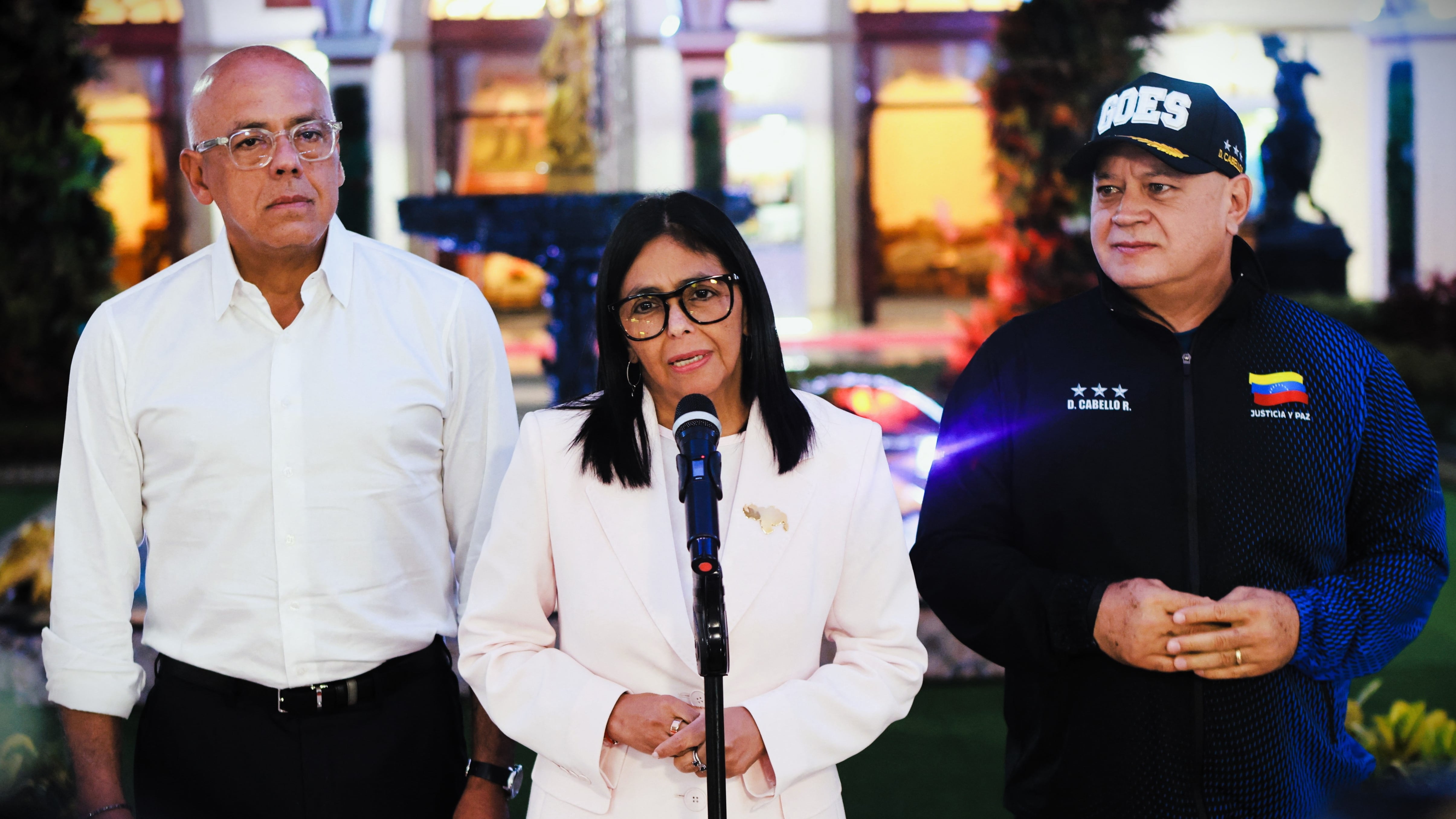 La cara del régimen. Jorge Rodriguez, Delcy Rodriguez, Diosdado Cabello