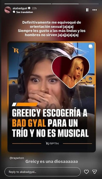 Bad Gyal respondió de forma