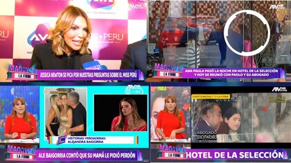 ‘Magaly TV La Firme’: La reunión entre Paolo Guerrero y Ana Paula Consorte y la molestia de Jessica Newton por el Miss Perú