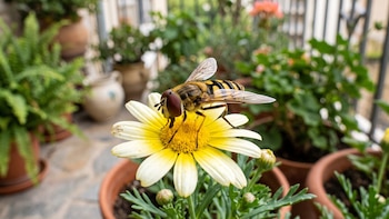 El insecto que se parece a una avispa, pero no pica: cómo identificarlo cuando aparece en casa