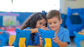 Niños de parvularia en El