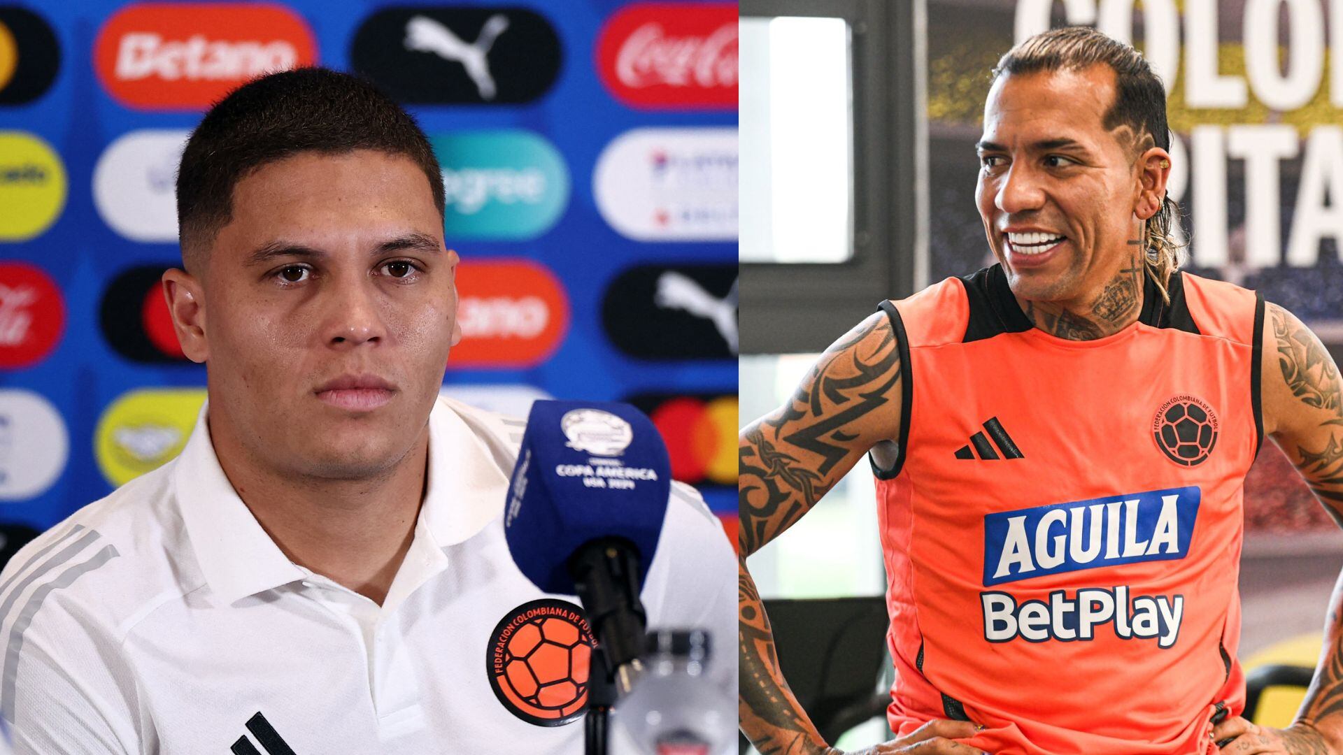 El volante Juan Fernando Quintero fue cuestionado por la convocatoria de Dayro Moreno a la selección nacional - crédito Agustín Marcarian/Reuters/@FCFSeleccionCol/X