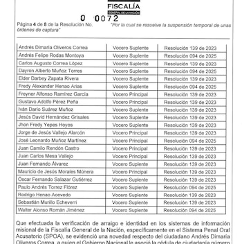 Paz Urbana - Colombia - Fiscalía