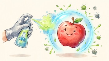 Desarrollan una fórmula que promete frutas y verduras más limpias y frescas