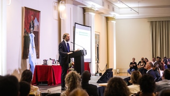 El canciller Santiago Cafiero encabezó