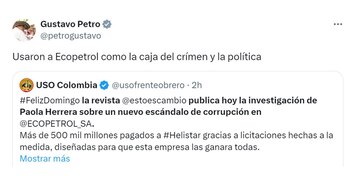 Gustavo Petro sobre lo que sería el escándalo en Ecopetrol