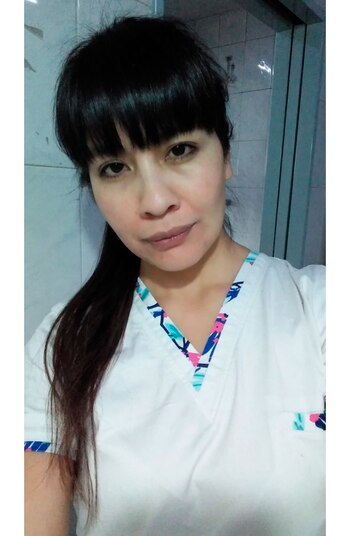 Carina Medina trabajaba como enfermera