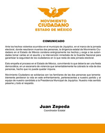 Movimiento Ciudadano Jiquipilco
