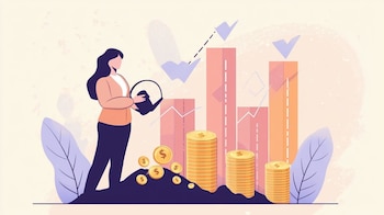 Mujeres que invierten su dinero