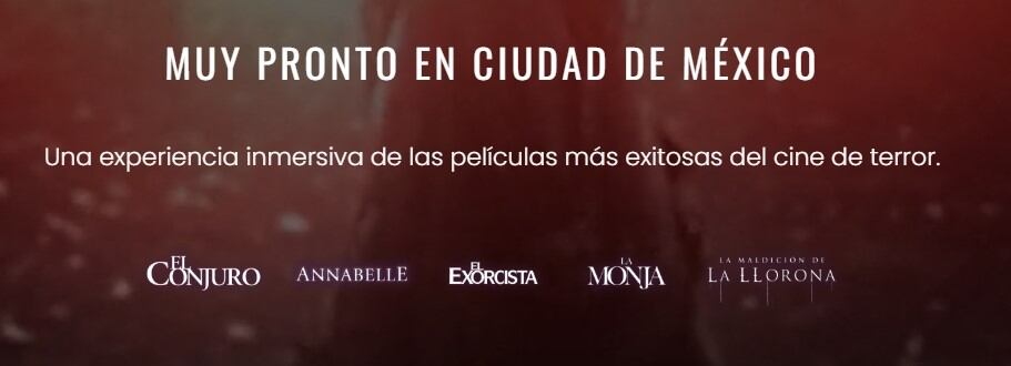 La ‘Sala del terror’ llega a la Ciudad de México con una experiencia inmersiva inspirada en clásicos del cine de terror