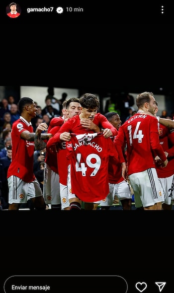 Con gol de Garnacho sobre