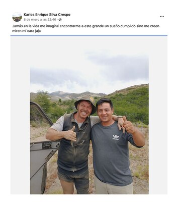 Un hincha se cruzó a