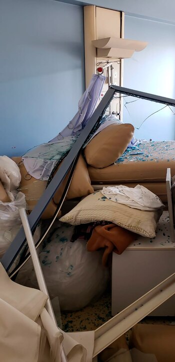 Daños en el Saint George Hospital University Medical Center de Beirut