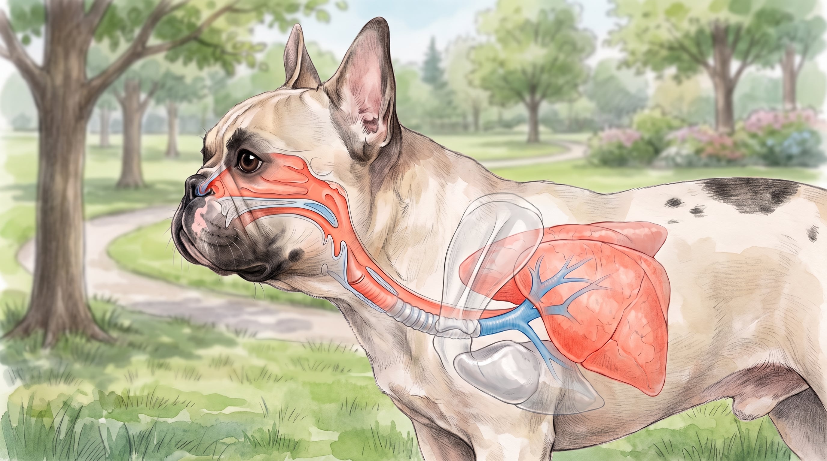 Dos estudios recientes cuestionan que la respiración ruidosa y la fatiga del bulldog francés sean rasgos normales de la raza (Imagen Ilustrativa Infobae)