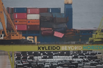 Un dron marítimo atacó un