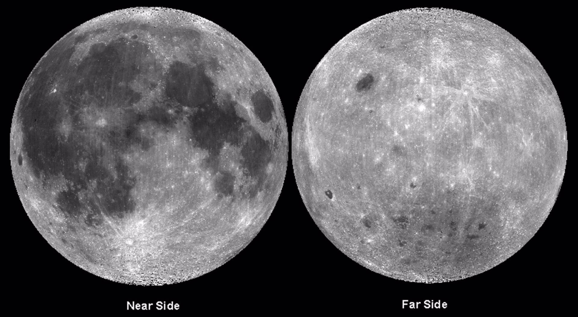 Las dos caras de la Luna(NASA)