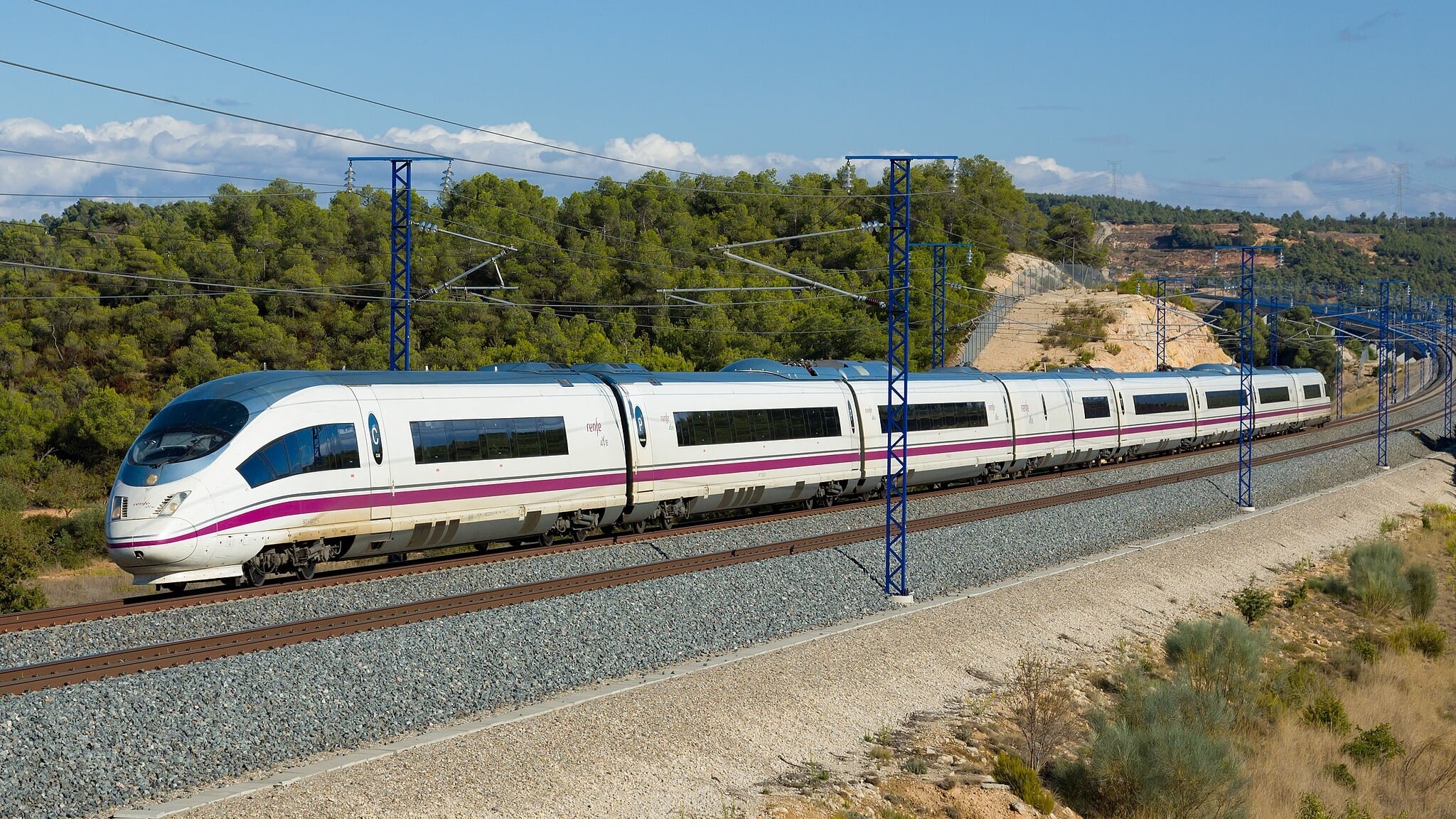 Tren de alta velocidad de Renfe (Wikimedia Commons)