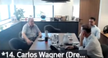 Carlos Wagner en la transmisión