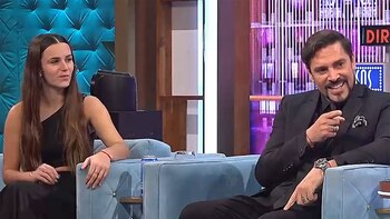 Matías Alé y Martina, su