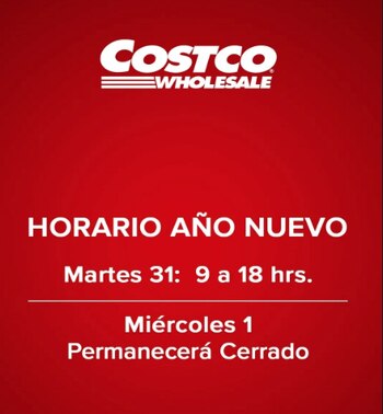 costco 1 de enero -México- 1 de enero