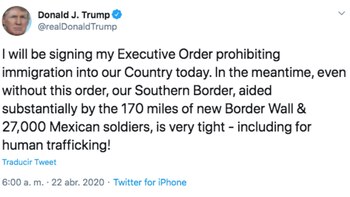 Éste fue el mensaje en