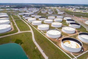 FILE PHOTO: Crude oil storage