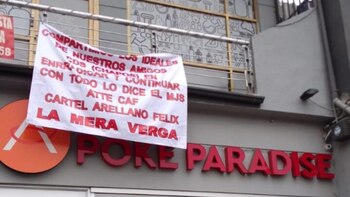 Los mensajes del cártel fueron