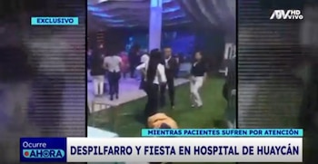 Fiesta en hospital de Huaycán