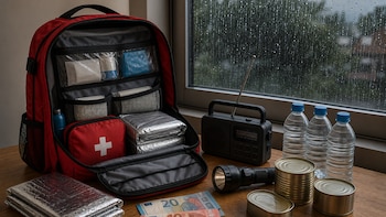 Qué debe llevar el kit básico que los servicios de emergencia aconsejan tener en casa ante el riesgo de tormentas