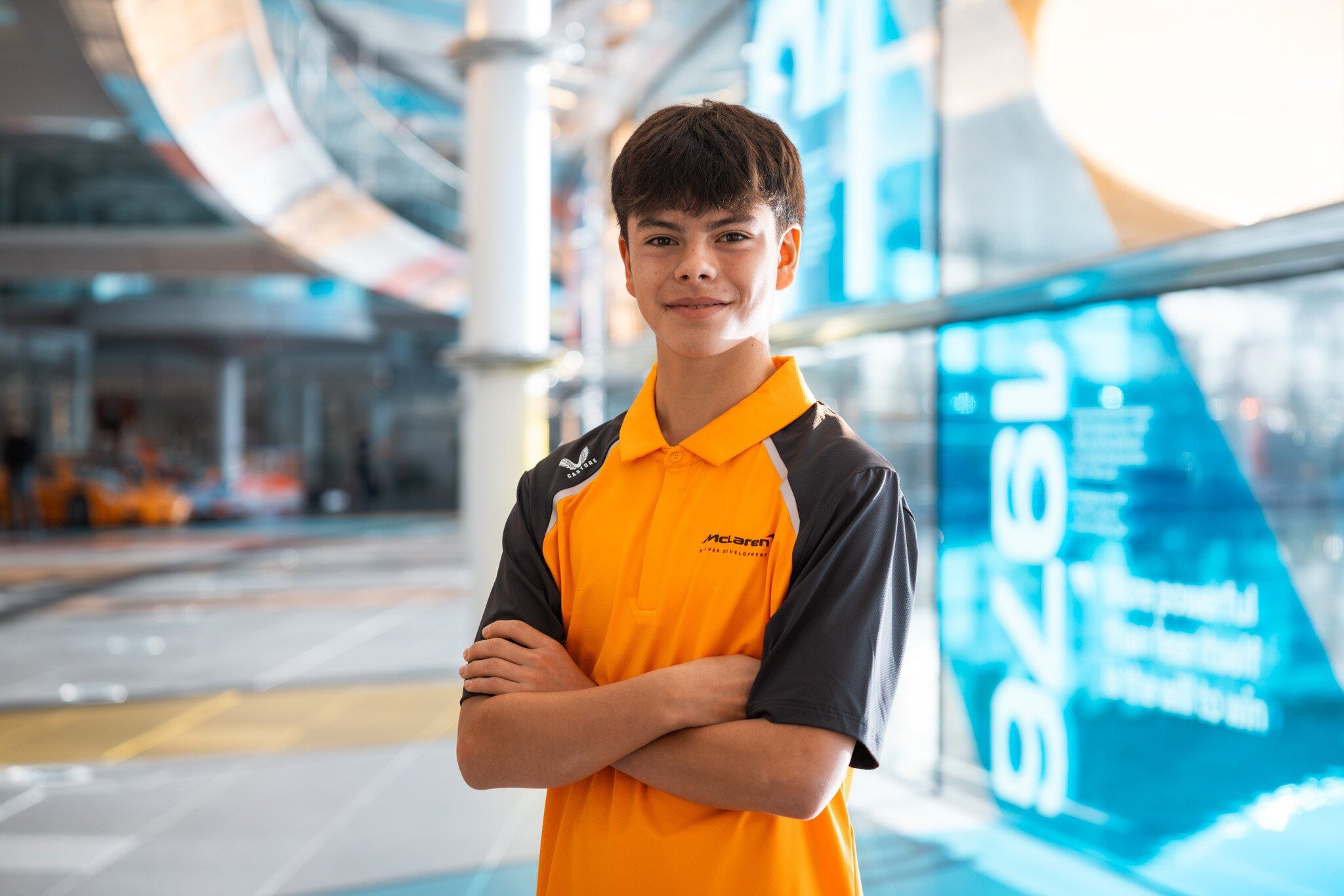 Christian Costoya en la fábrica de McLaren (McLaren)