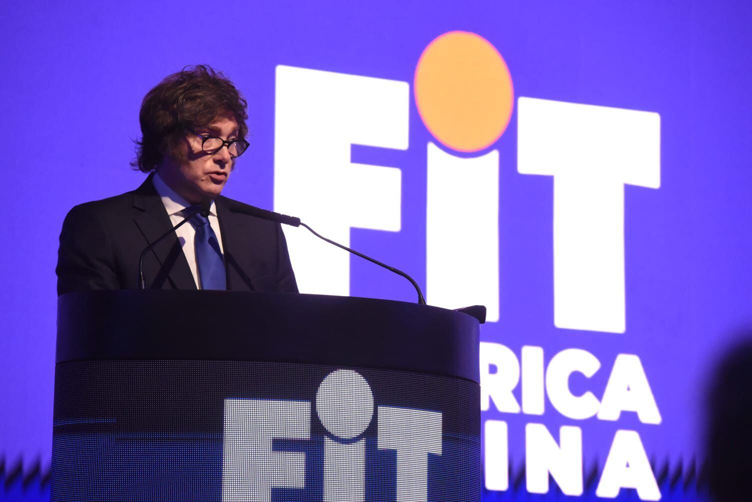 Milei encabezó la apertura de la Feria Internacional de Turismo, donde se difundió el video promocional