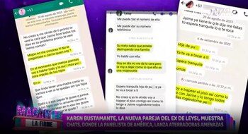 Leysi Suárez: Chats y audios