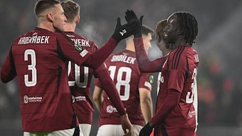 Sparta Praga, actualmente, aparece en