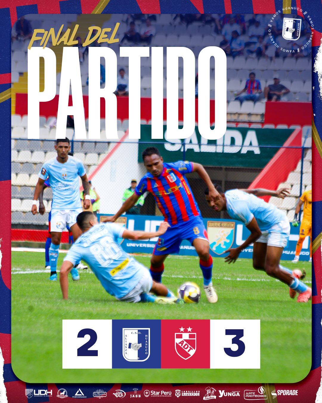 Alianza Universidad perdió con ADT por la fecha 3 del Torneo Apertura 2025.