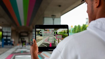 Puente Vóxel, obra de arte