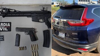 Dosis de metanfetamina, armas de