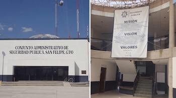 Un hombre murió el 7 de octubre mientras cumplía un arresto administrativo en los separos de Seguridad Pública de San Felipe, Guanajuato.(Crédito: Google Maps)