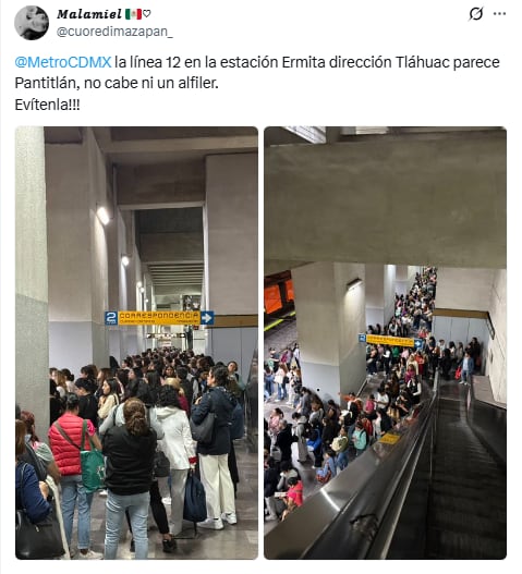 ¿Qué está pasando en el Metro CDMX y Metrobús hoy 18 de septiembre? Se reportan severos retrasos en la Línea 12 del STC ¿Qué está pasando en el Metro CDMX y Metrobús hoy 18 de septiembre? Se reportan severos retrasos en la Línea 12 del STC