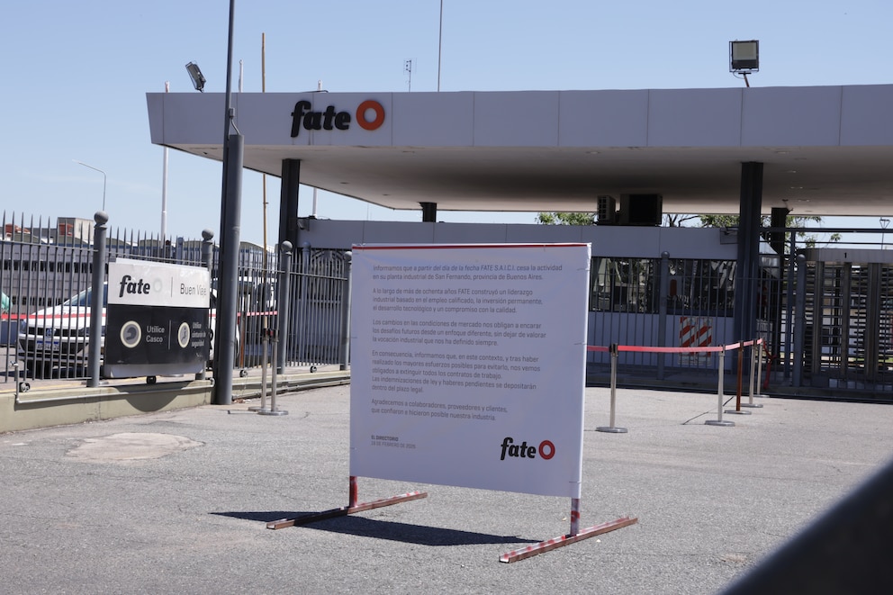 El expresidente de Bridgestone habló tras el cierre de Fate: “El sindicato no tiene el menor interés de llegar a un acuerdo” El expresidente de Bridgestone habló tras el cierre de Fate: “El sindicato no tiene el menor interés de llegar a un acuerdo”