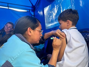 La vacuna contra el sarampión