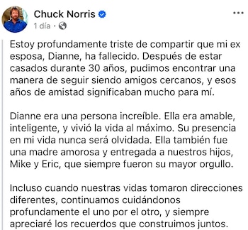 La triste despedida de Chuck