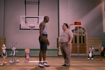 Michael Jordan y Wayne Knight