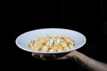 Los gnocchi de cuatro quesos