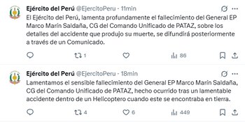 Edição do exército peruano.