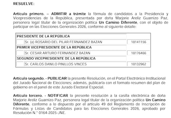 Admiten candidatura del prófugo César