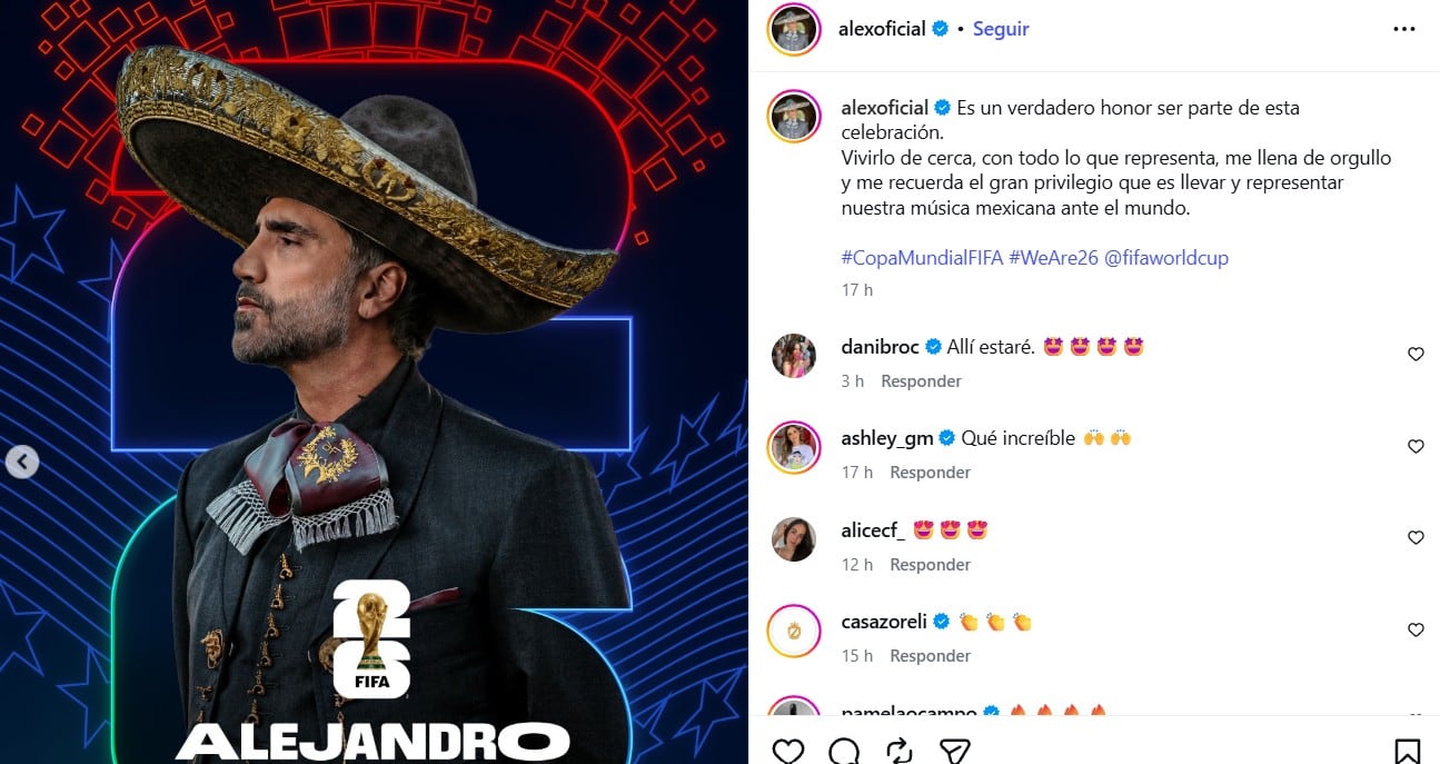 El intérprete de “Hecho en México” celebró formar parte de una edición histórica para el país.