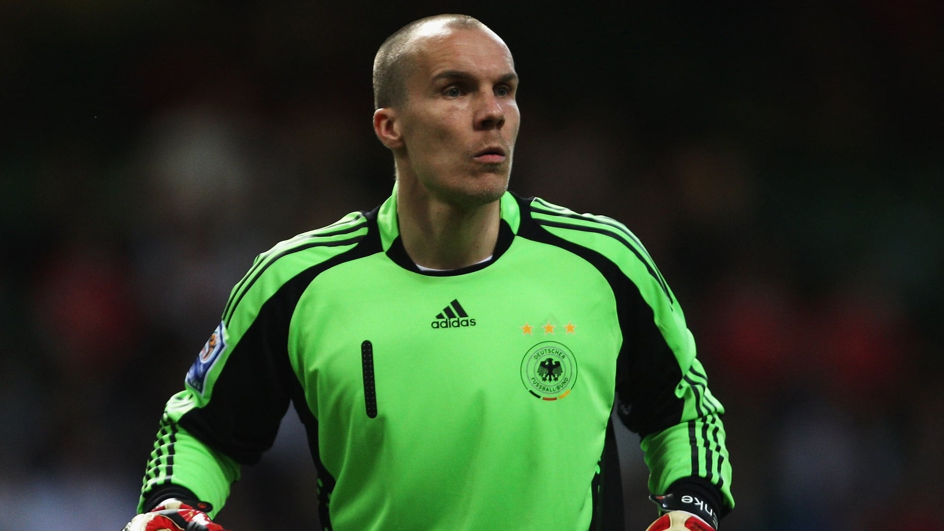 Robert Enke jugó ocho partidos con la selección de Alemania, integró el plantel de la Eurocopa 2008 y aparecía como candidato para el Mundial de Sudáfrica 2010