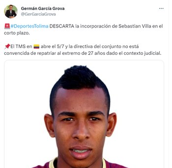 Este fue el tuit con