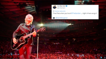 Jon Bon Jovi en el Madison Square Garden