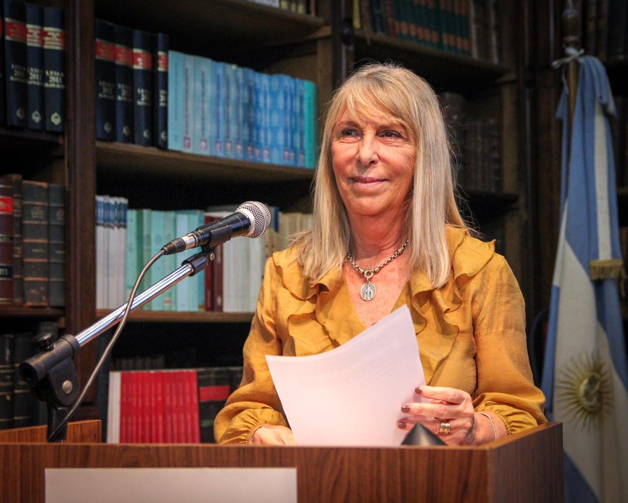 La presidenta del Colegio de Abogados de la ciudad de Buenos Aires, Rosalía Silvestre